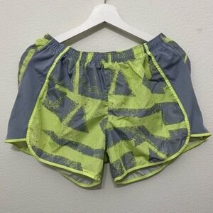 Champion Running Yellow and Grey Workout Shorts in Medium